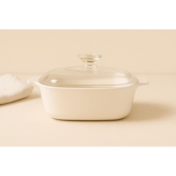 CorningWare | Microwave Heartbeat EKG Pattern Casserole Dish 8.5″ | EUC - Picture 2 of 8